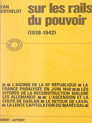 cover image of Sur les rails du pouvoir
